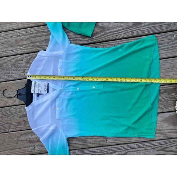 Doncaster NWT Birds of Paradise Button-UP Blouse, Size 6, MSRP $235 - Picture 7 of 8